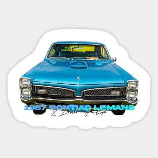 1967 Pontiac LeMans 2 Door Hardtop Sticker